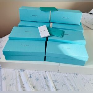 Tiffany & Co. Turquoise Gift Boxes Collection Eyeglasses Box